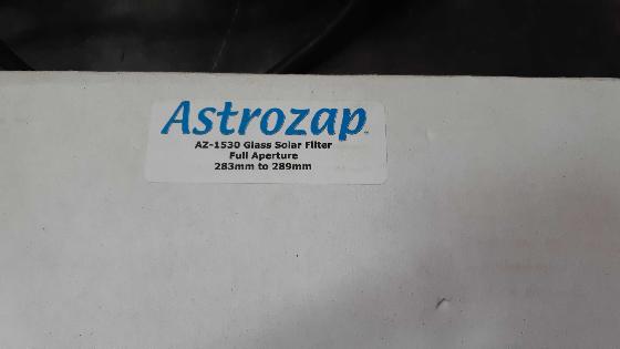 Filtre solaire astrozap pour newton 250mm