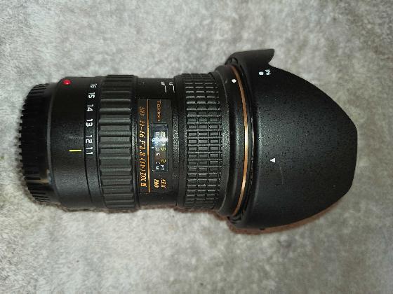  objectif tokina 11-16mm  f2.8 DXII  monture canon
