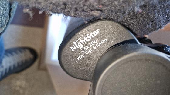 jumelles géantes nightstart 25x100 + monture monster parallélogramme et la rehausse !