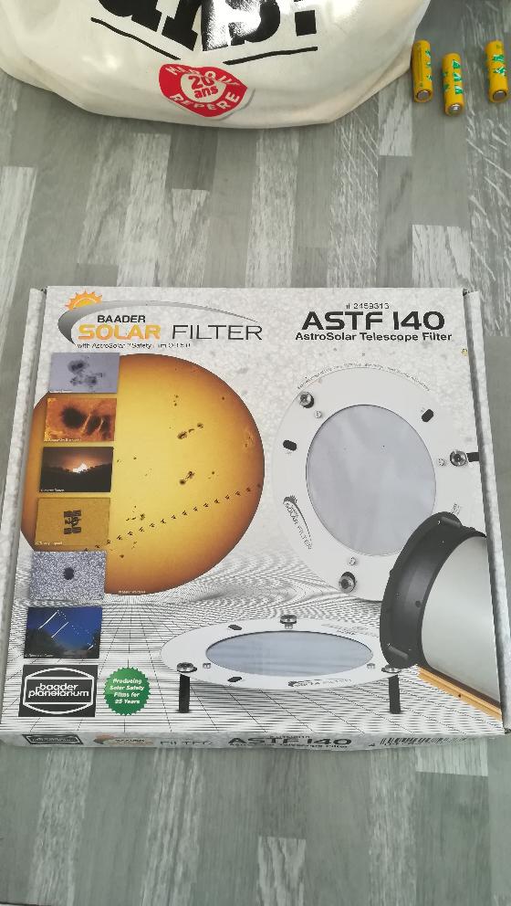 Filtre solaire Baader astf 140