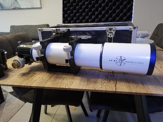 Lunette 80ED astro professionnal + accessoires 