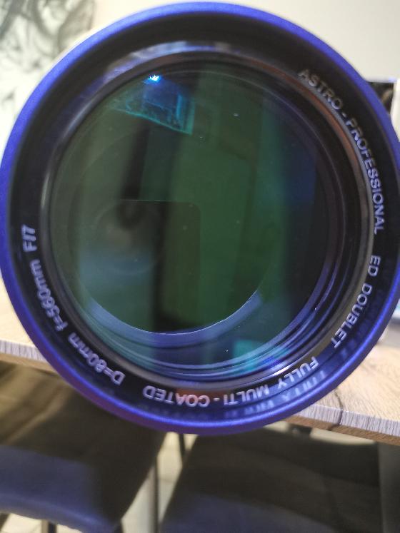 Lunette 80ED astro professionnal + accessoires 