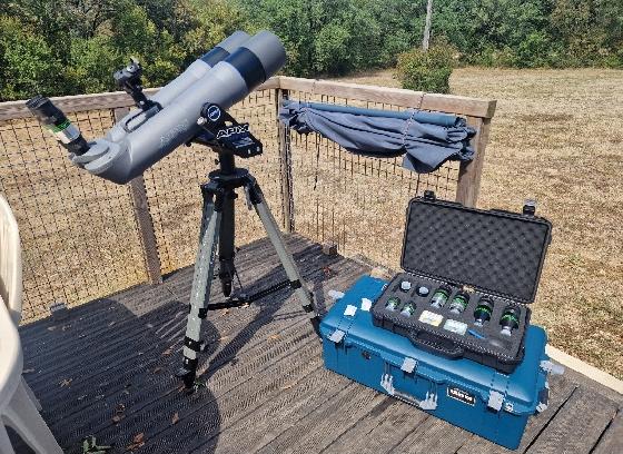 Jumelles géantes APM 120 SD 90° / Ethos / Panoptic / Astronomik 