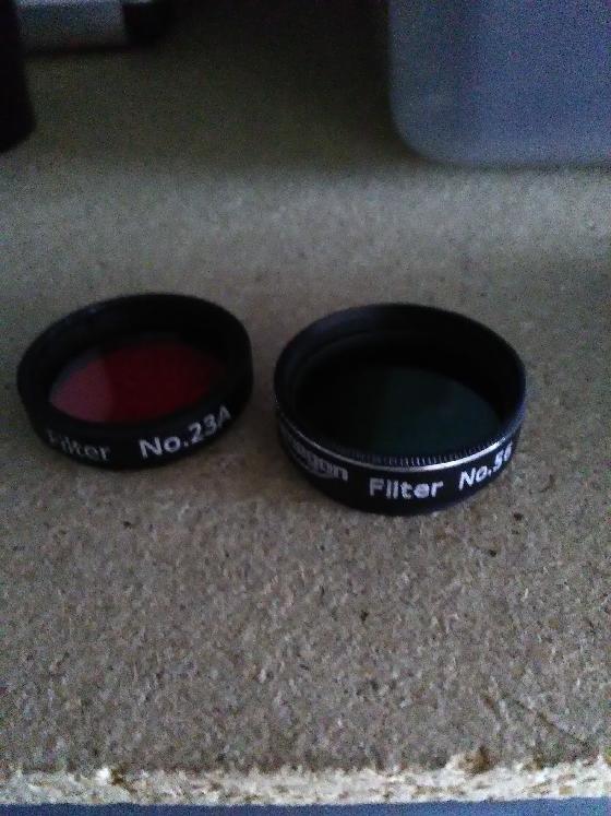 Filtre vert et rouge