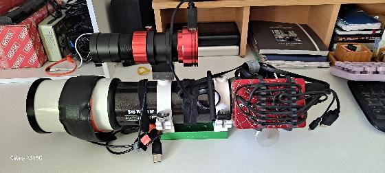 SETUP ASTROPHOTO LUNETTE 72 ED