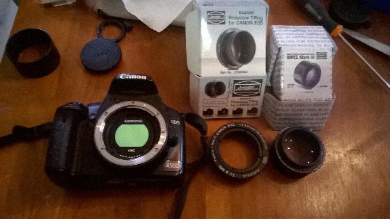 Canon 550D avec diviseur optique et filtre UHC