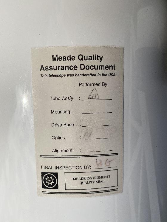 HEQ5 Pro Goto + Meade 8"