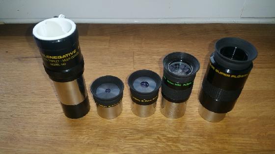 Oculaires meade serie 4000 japan + barlow