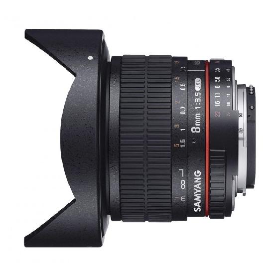 Objectif Fisheye Samyang 8mm f3/5 Serie 2 pour Canon