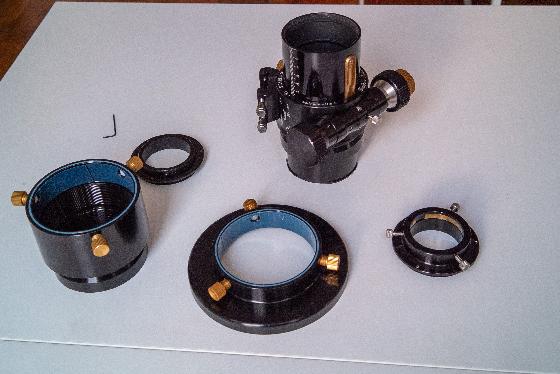 Porte-oculaire Feather Touch 3" avec adaptateurs pour Esprit 120mm