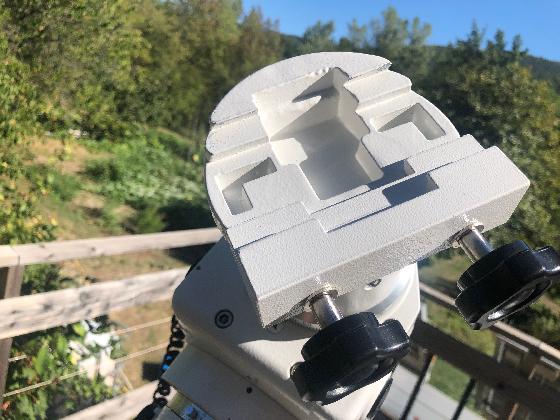 Monture Sky-Watcher NEQ6 Pro modifiée avec le kit Rowan