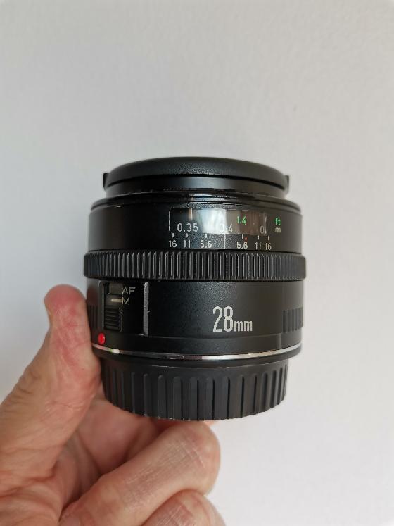 Objectif canon 28mm f2.8 