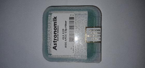 Filtre CLS CCD Canon EOS Astronomik.	