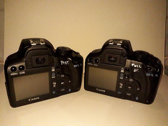 Canon 1000D défiltrés: lot de 2 + accessoires