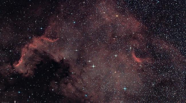 Nebuleuse de l Amerique (Ha-RVB)