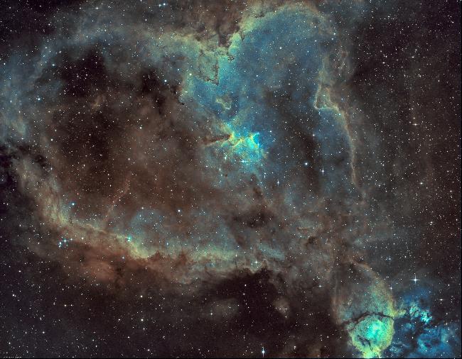 IC1805 - Nébuleuse du Coeur (Ha-SHO)