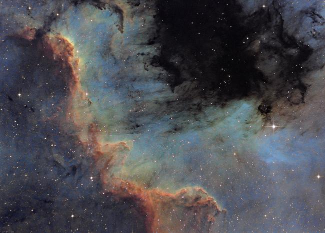 Le mur du Cygne - Nébuleuse de l'Amérique