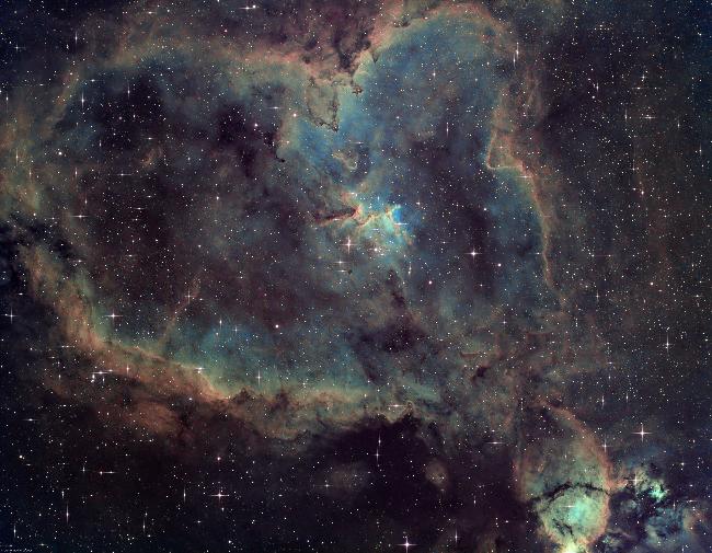 IC1805 - Nébuleuse du Coeur (Ha-SHO)