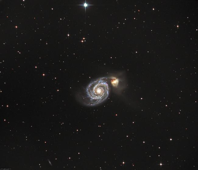 La galaxie du Tourbillon (M51)