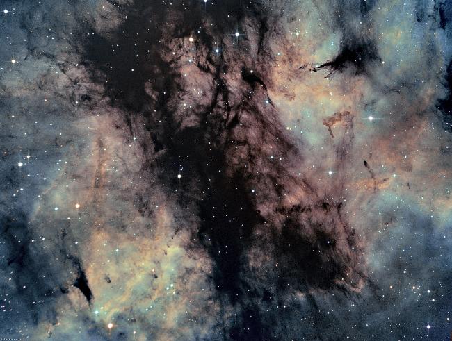 Le coeur de la nébuleuse du Papillon (IC1318)