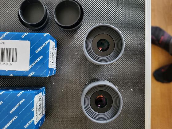2 oculaires Takahashi LE 5mm