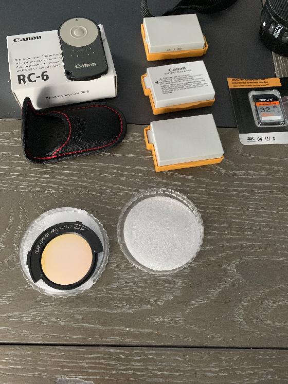 Canon EOS 700D défiltré astrodon + accessoires