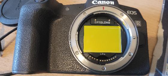 Canon Rp defiltrage partiel avec L-pro