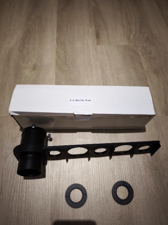 Barrette coulissante porte filtres (6 filtres 31.75mm ou 50.8mm) coulant 50.8mm