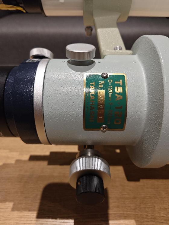 Lunette apo Takahashi TSA 120 + colliers,+ chercheur 7x50