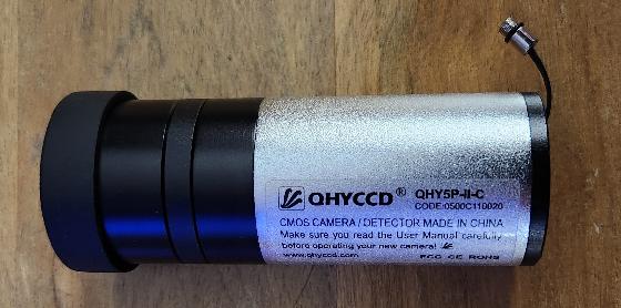 Lunette guide QHY Mini Scope Guide avec sa caméra