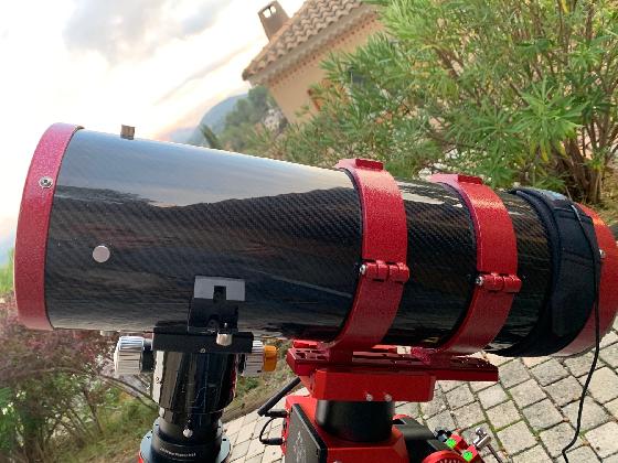 Télescope 150/600 TS-Optics f/4 UNC - Tube Carbone