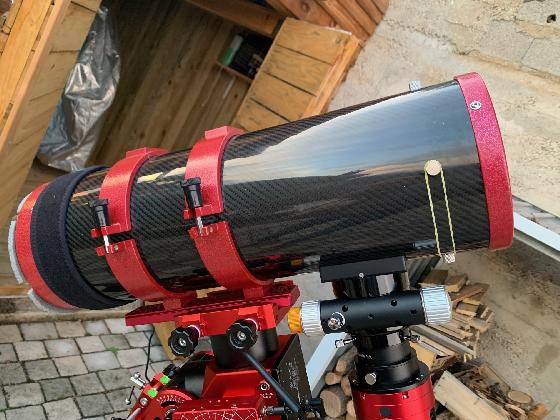 Télescope 150/600 TS-Optics f/4 UNC - Tube Carbone