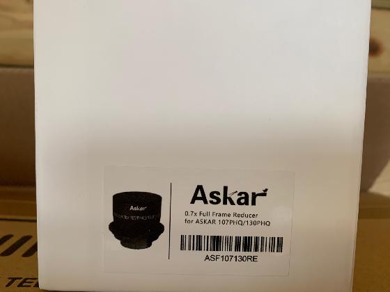 Askar 107PHQ et réducteur dédié 0.7