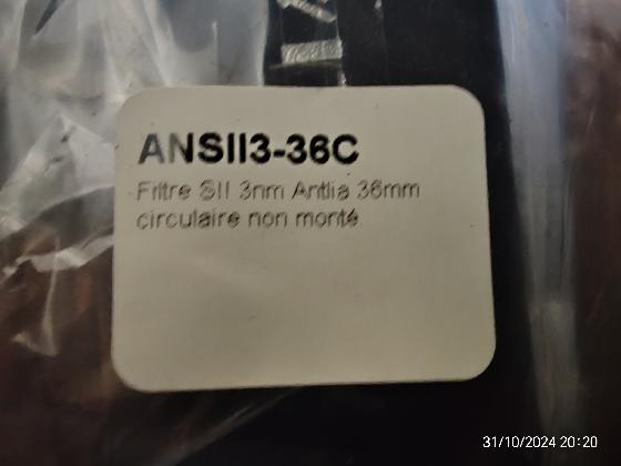 roue à filtre ZWO et filtres SHO-LRVB