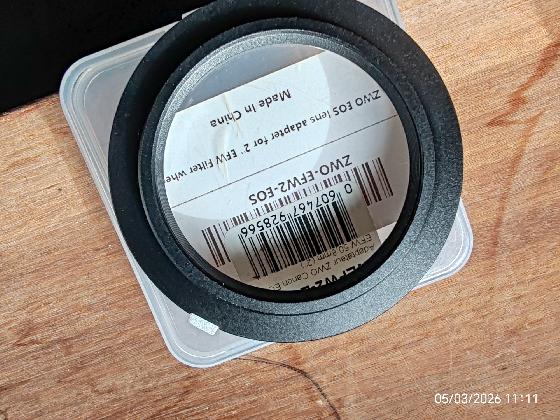 bague adaptatrice ZWO pour Canon EOS vers M54