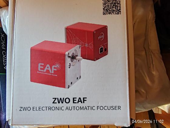 ZWO EAF + sonde + telecommande