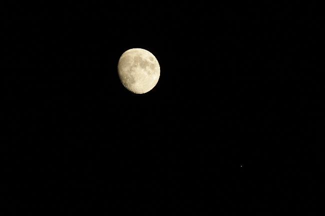 Jupiter à 1.5° de la Lune (one shot)