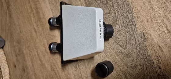 Tete binoculaire leitz et oculaires leitz 