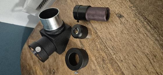 Renvoi coudé barlow Oculaire intes micro 