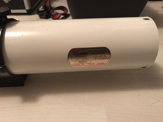 Tube Vixen 80/1200 sans objectif