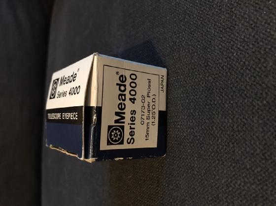 Oculaire Meade super plossl 15mm Japan