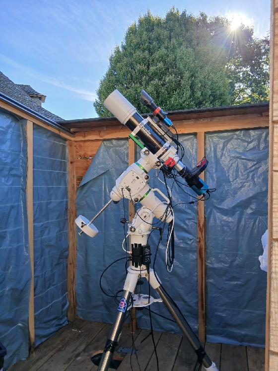 Setup astrophoto complet 80ED / EQ6-R Pro / IMX571 Mono / Antlia SHO
