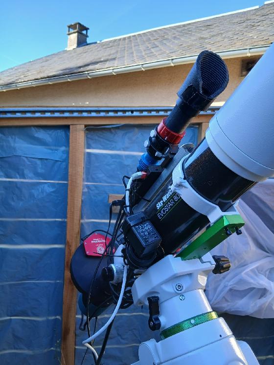 Setup astrophoto complet 80ED / EQ6-R Pro / IMX571 Mono / Antlia SHO