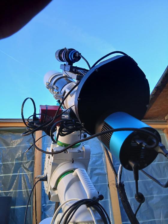 Setup astrophoto complet 80ED / EQ6-R Pro / IMX571 Mono / Antlia SHO
