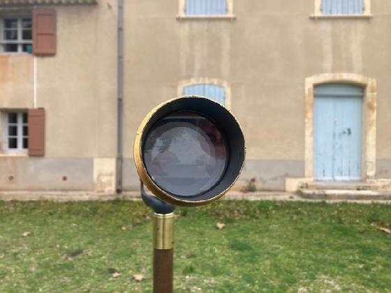 Lunette ancienne Manent 75mm 1930