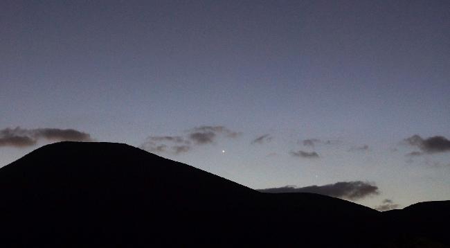 rapprochement Venus - Mercure 21-03-2018