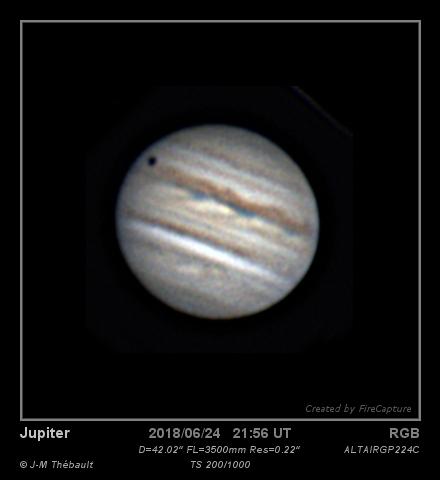 Jupiter & Io 24-06-2018 23h54