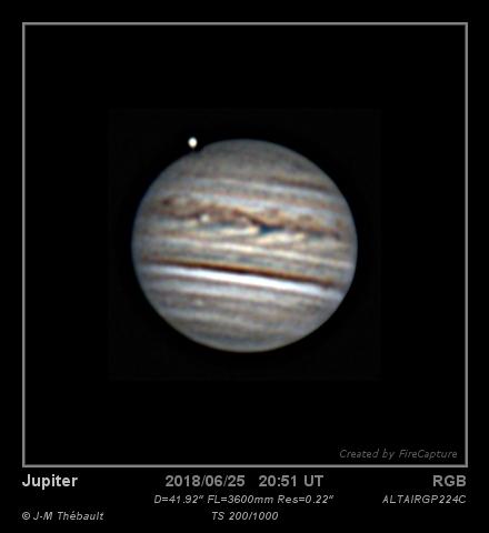 Jupiter & Ganymede 25-06-2018 22h51