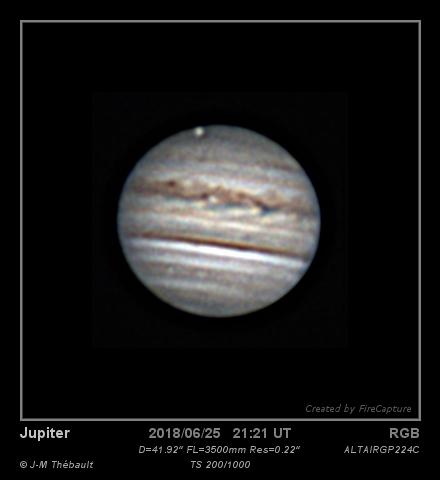 Jupiter & Ganymede 25-06-2018 23h20