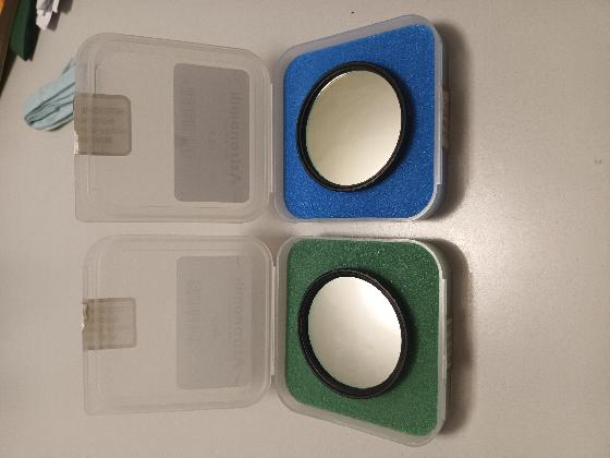 Filtres Astronomik OIII et H-beta en 2"